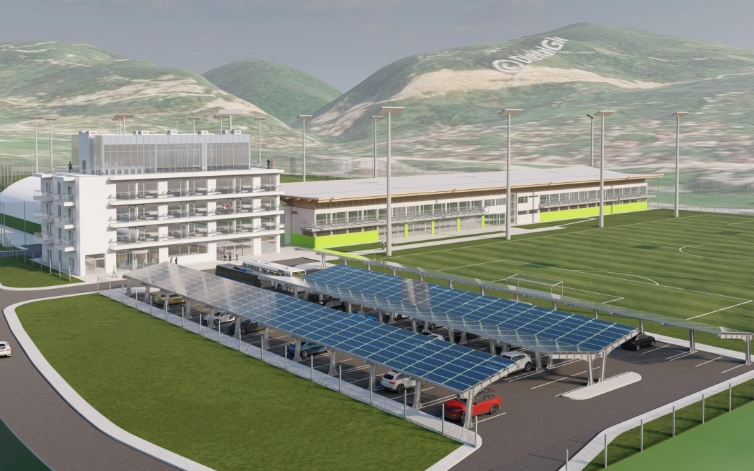Sa zadovoljstvom predstavljamo naš idejni projekat proširenja Nogometnog/Fudbalskog trening centra u Zenici( Faza II )
